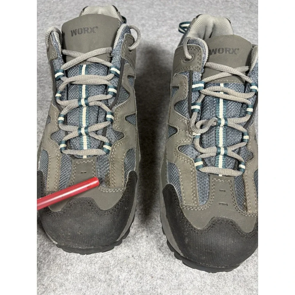Worx STK#5007 Safety Toe Work Shoes‎ 13M Gray Steel Toe EH Rated
